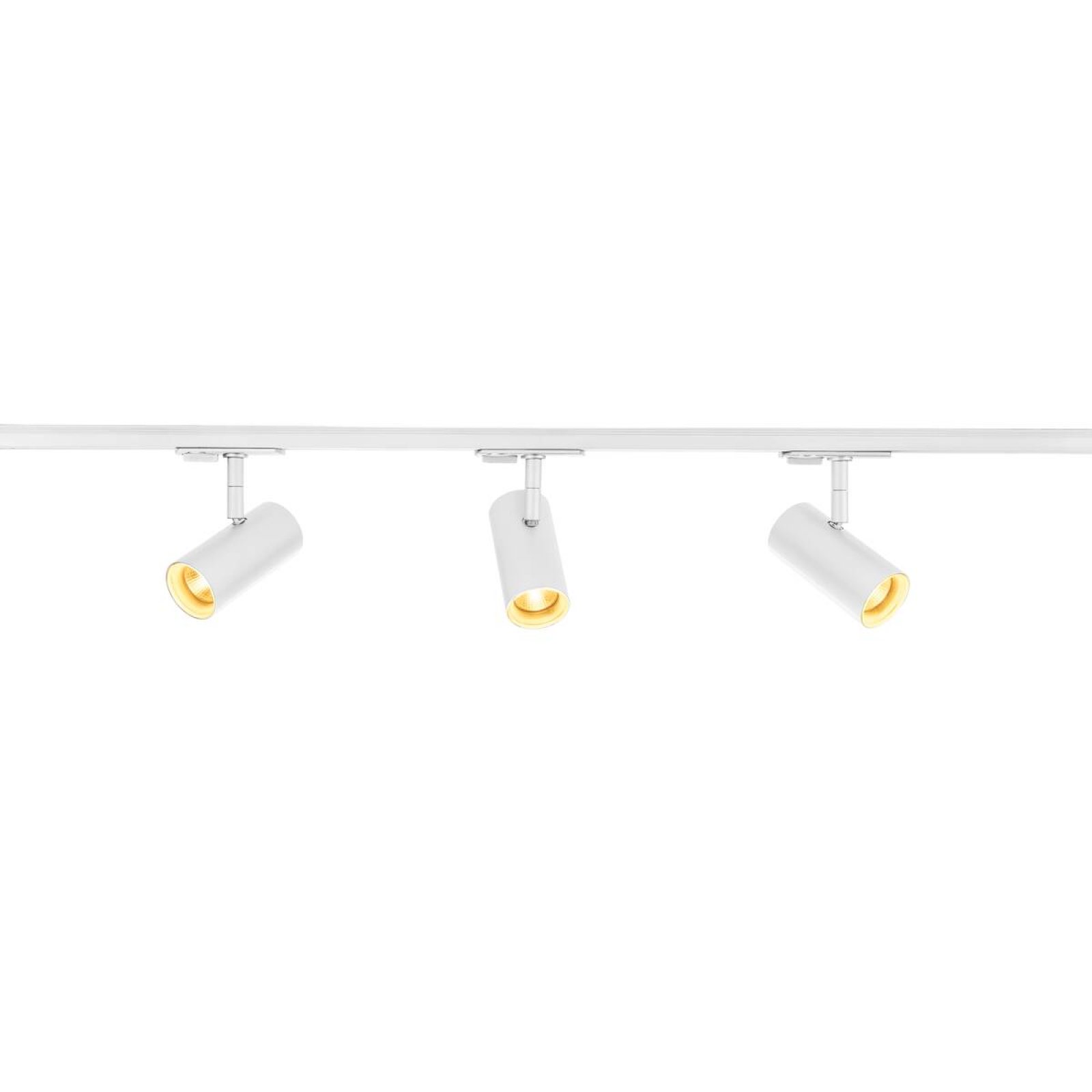 1-Phasen-Schienensystem Set wei� mit Strahler NOBLO SPOT, dimmbar, 2700K