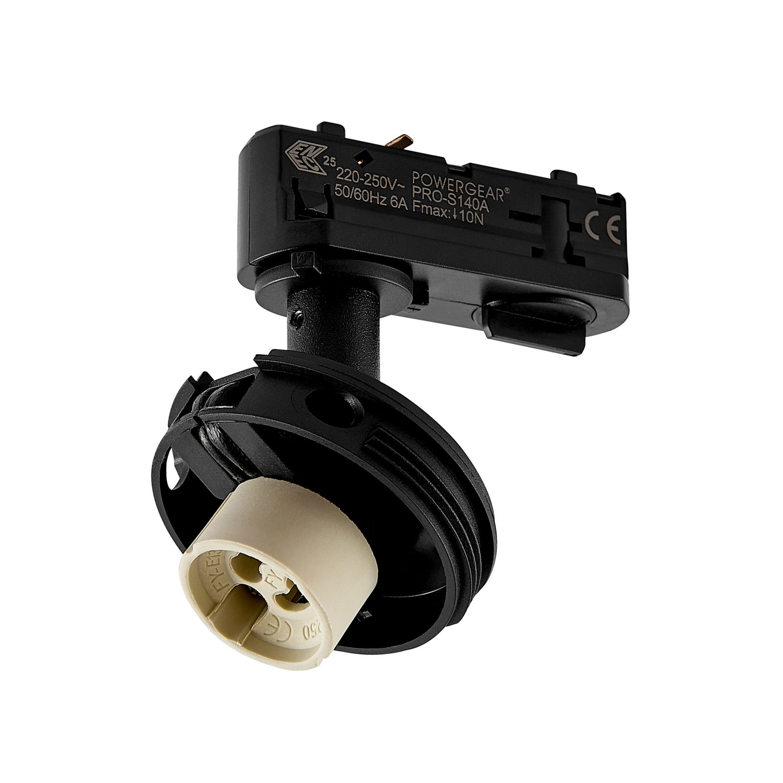 1-Phasen-Strahler, Can Base, 1x max. 7,5W, mit GU10 Fassung, schwarz