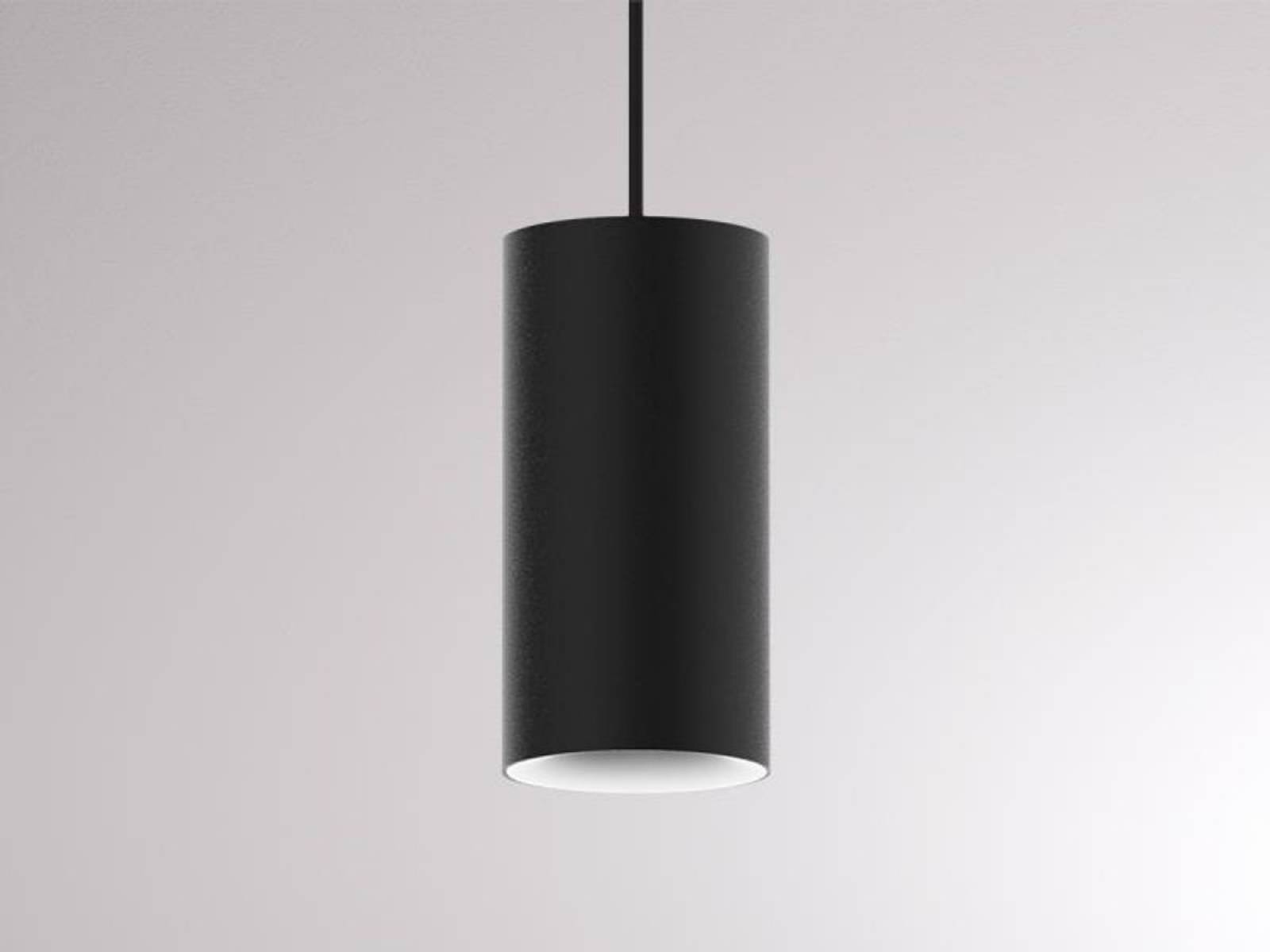 2-Phasen-Pendelleuchte DARK NIGHT XS VOLARE 17W, Schwarz, Silber matt, Wei�, LOXONE, 2700K