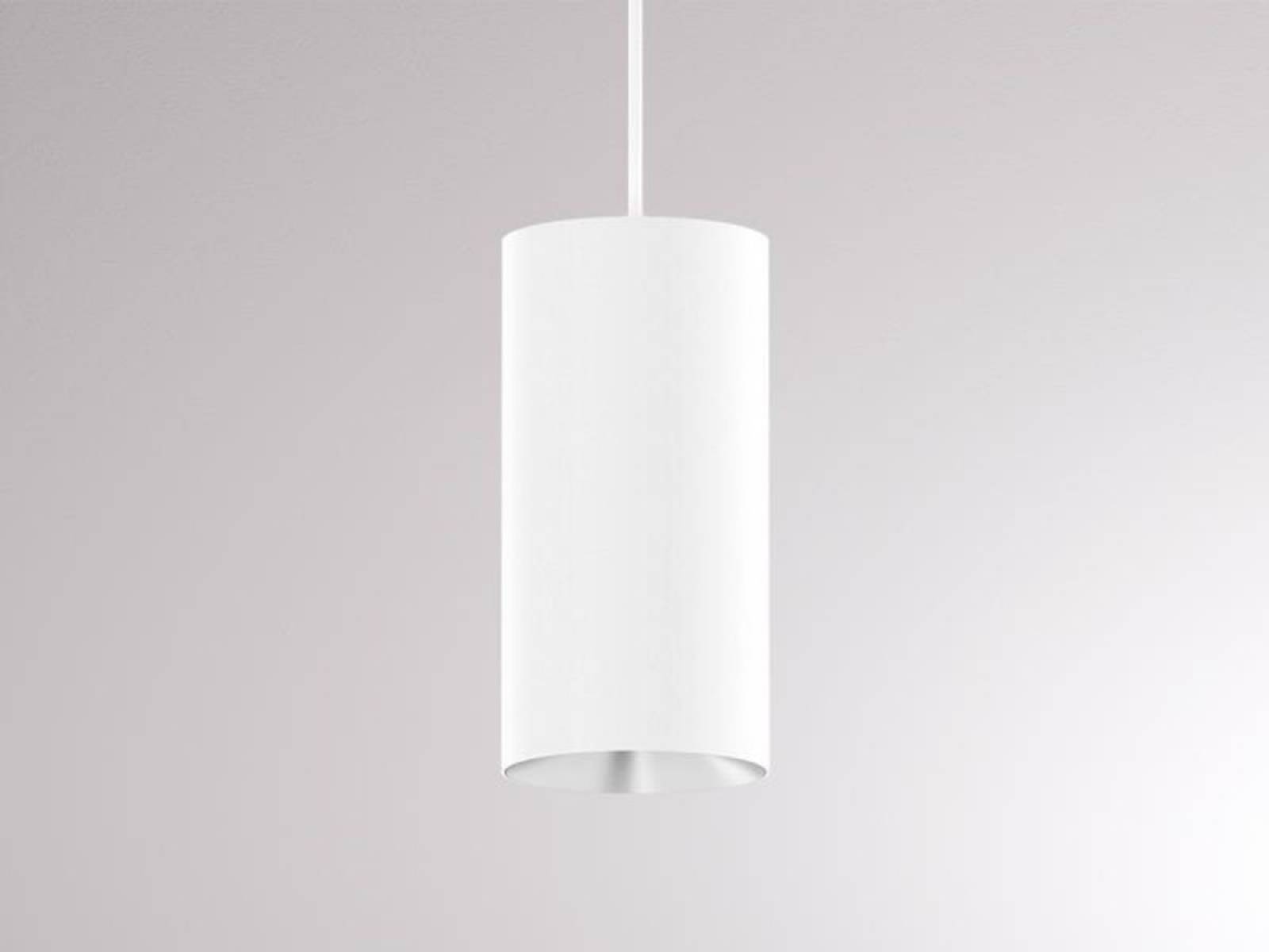 2-Phasen-Pendelleuchte DARK NIGHT XS VOLARE 17W, Wei�, Wei�, Silber, LOXONE, 4000K