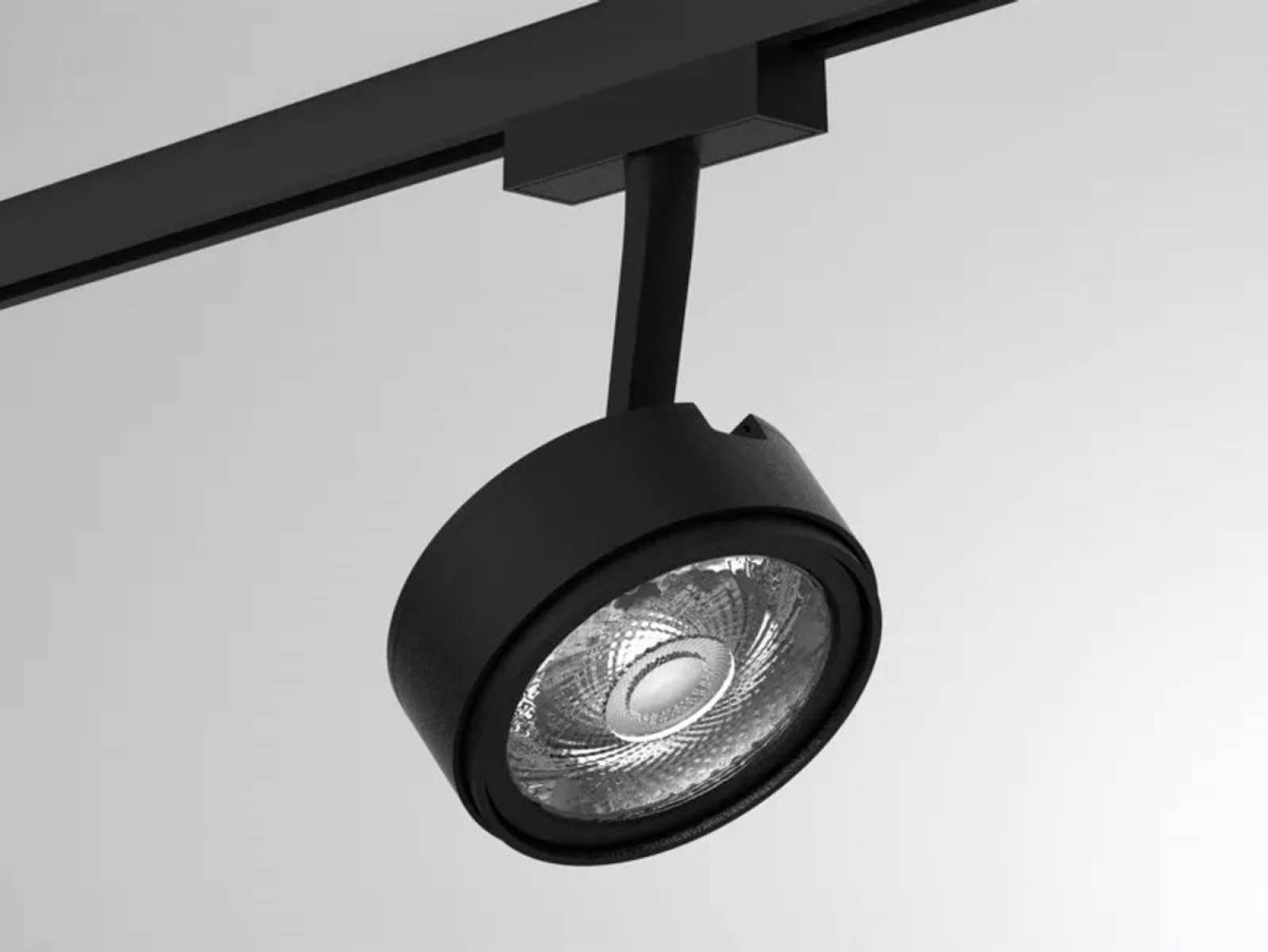 2-Phasen-Strahler Molto Luce 10W LITIN 2 VOLARE, grau, Schwarz, 40�, 3000K