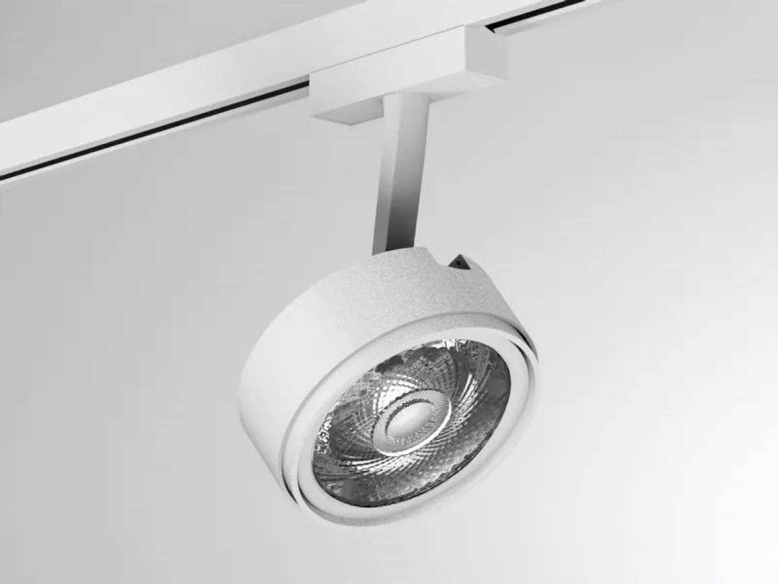2-Phasen-Strahler Molto Luce 10W LITIN 2 VOLARE, grau, Wei�, 24�, 3000K