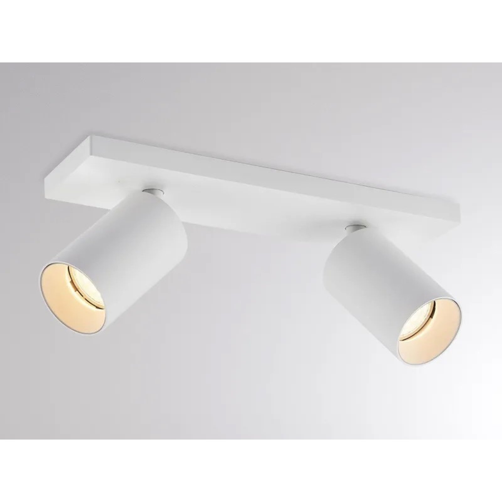 2-fach Spot Deckenaufbaustrahler wei� MISSOR II SD GU10, dreh-schwenkbar