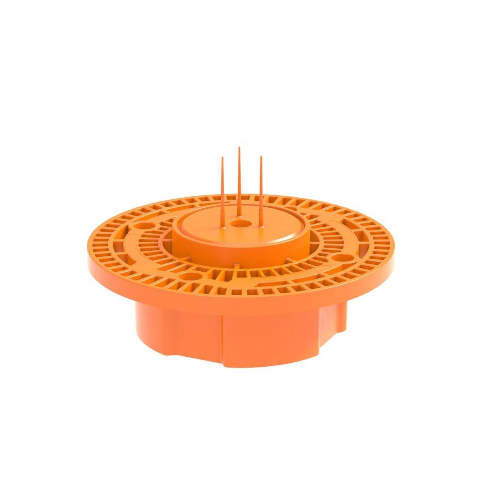 25 St�ck PRIMO� Wandleuchtentr�ger GET-80 f�r UP-Installationen, 84mm Durchmesser, orange
