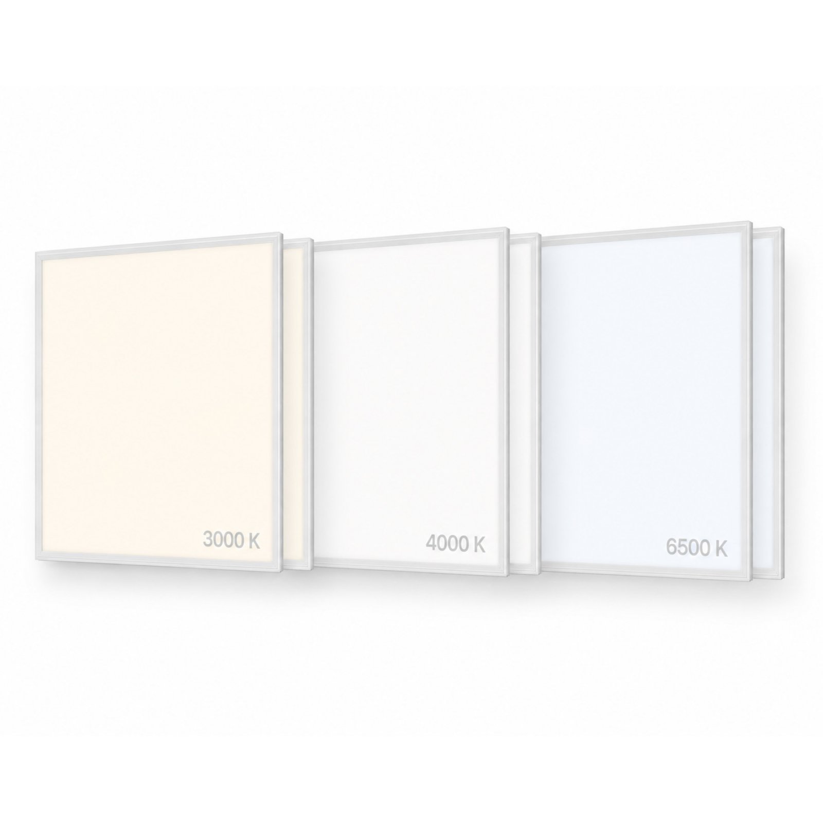 2er Set LED Panel BackLit 620x620x28mm 40W 3000K/4000K/6500K 4000lm