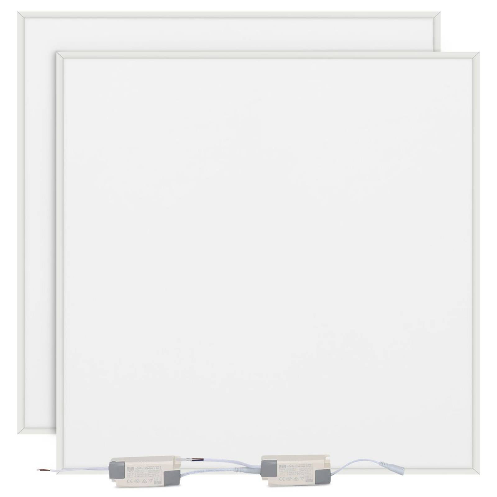 2er Set LED Panel BackLit 620x620x28mm 40W 6500K 4000lm
