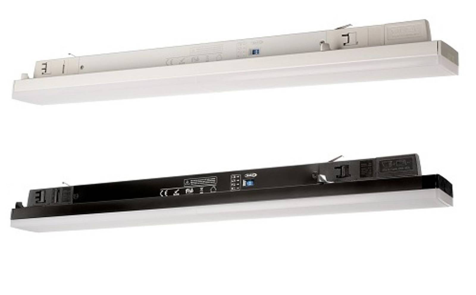 3-Phasen-Leuchte Linear Pro DALI dimmbar, 14-20W, 2850lm, CRI/Ra90, 3000K/4000K, wei�/schwarz