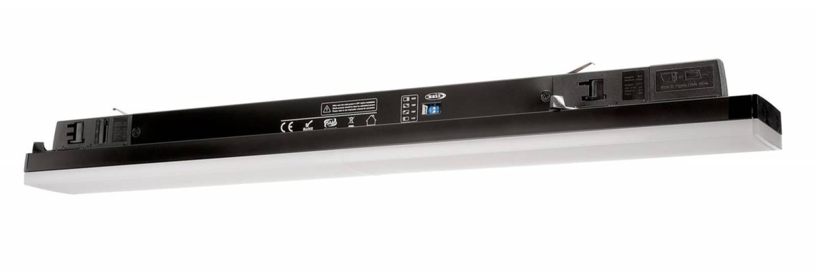3-Phasen-Leuchte Linear Pro DALI dimmbar, 14-20W, 2850lm, CRI90, schwarz 3000K