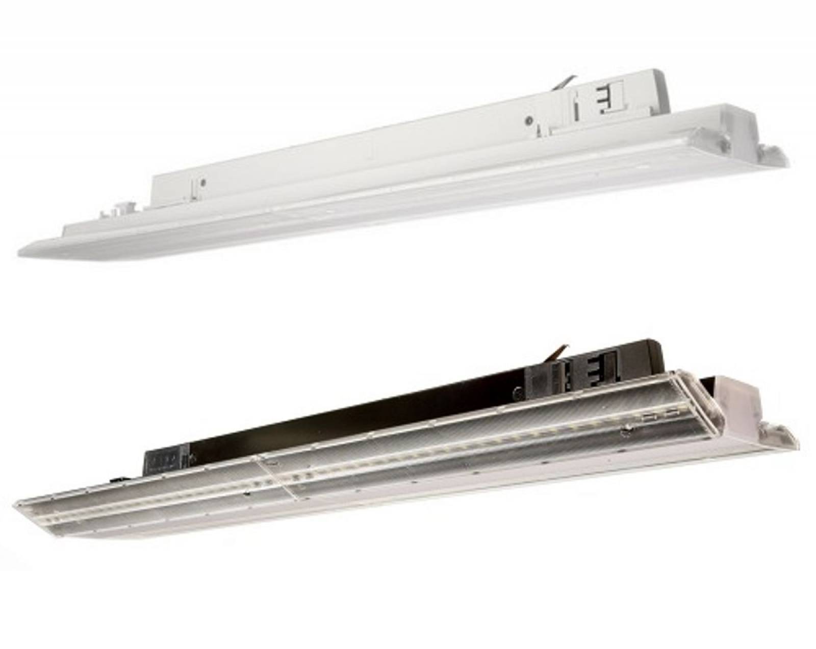 3-Phasen-Leuchte Linear Pro Fold 600, schwenkbar, 14-20W, 2900lm, CRI/Ra90, 3000K/4000K, wei�/schwar