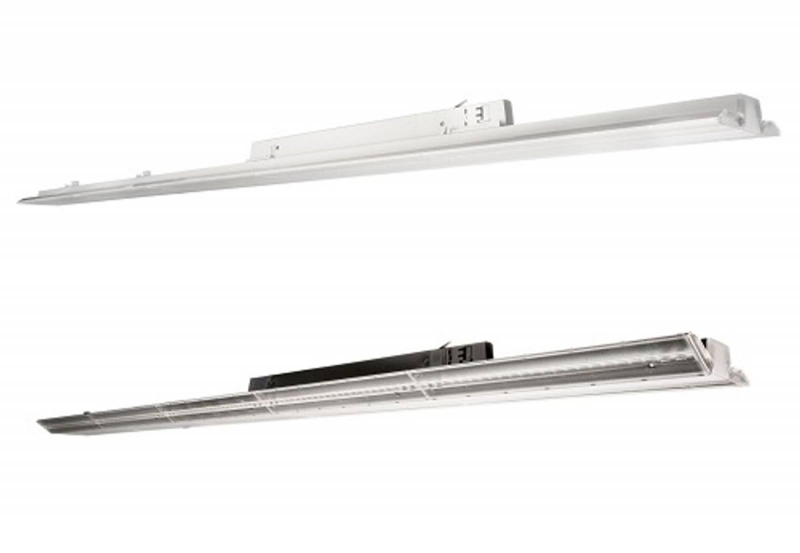 3-Phasen-Leuchte Linear Pro Fold DALI dimmbar, schwenkbar, 35-50W, 7250lm, CRI/Ra90, 3000K/4000K, we