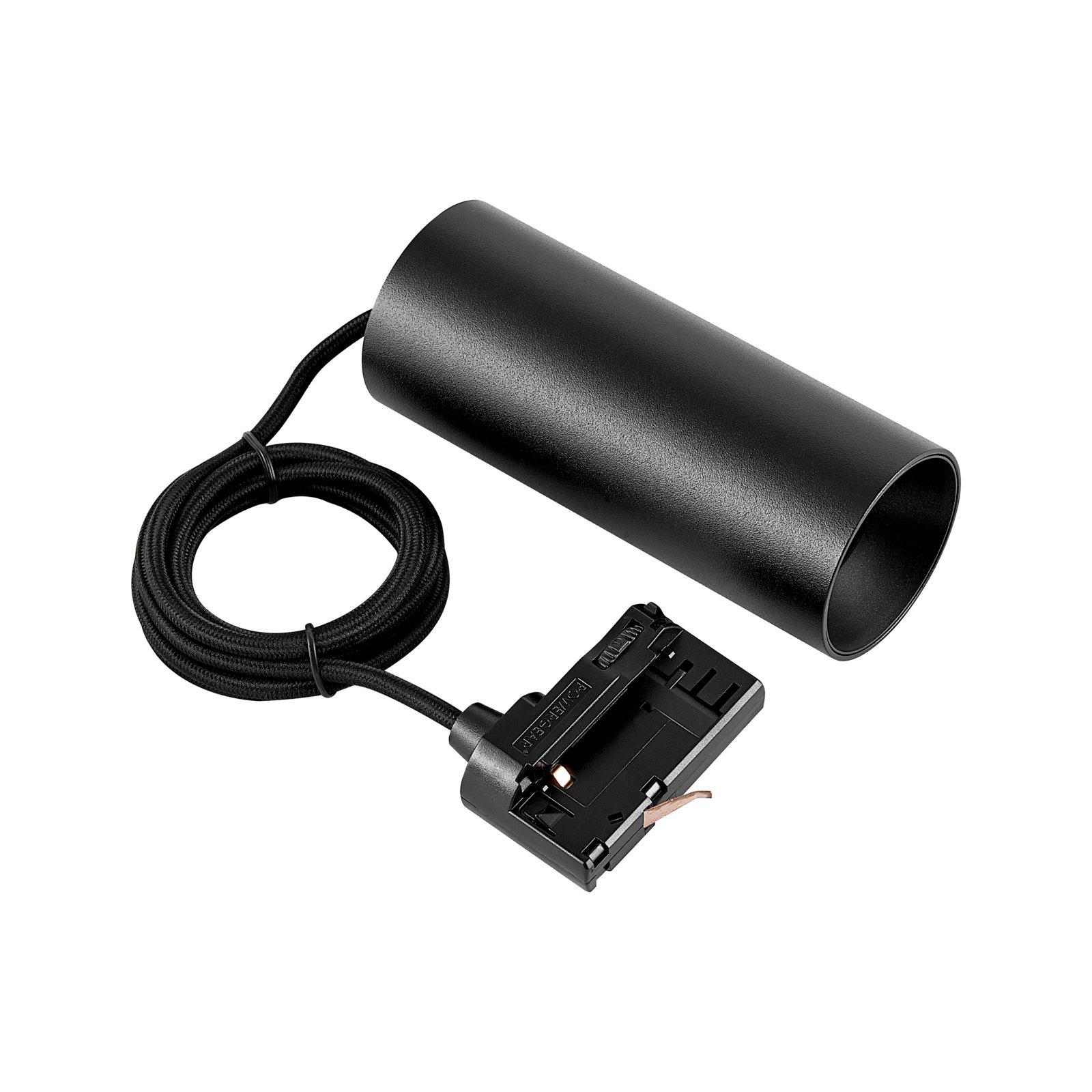 3-Phasen-Pendelleuchte Can 150, 1x max. 7,5W, mit GU10 Fassung, schwarz