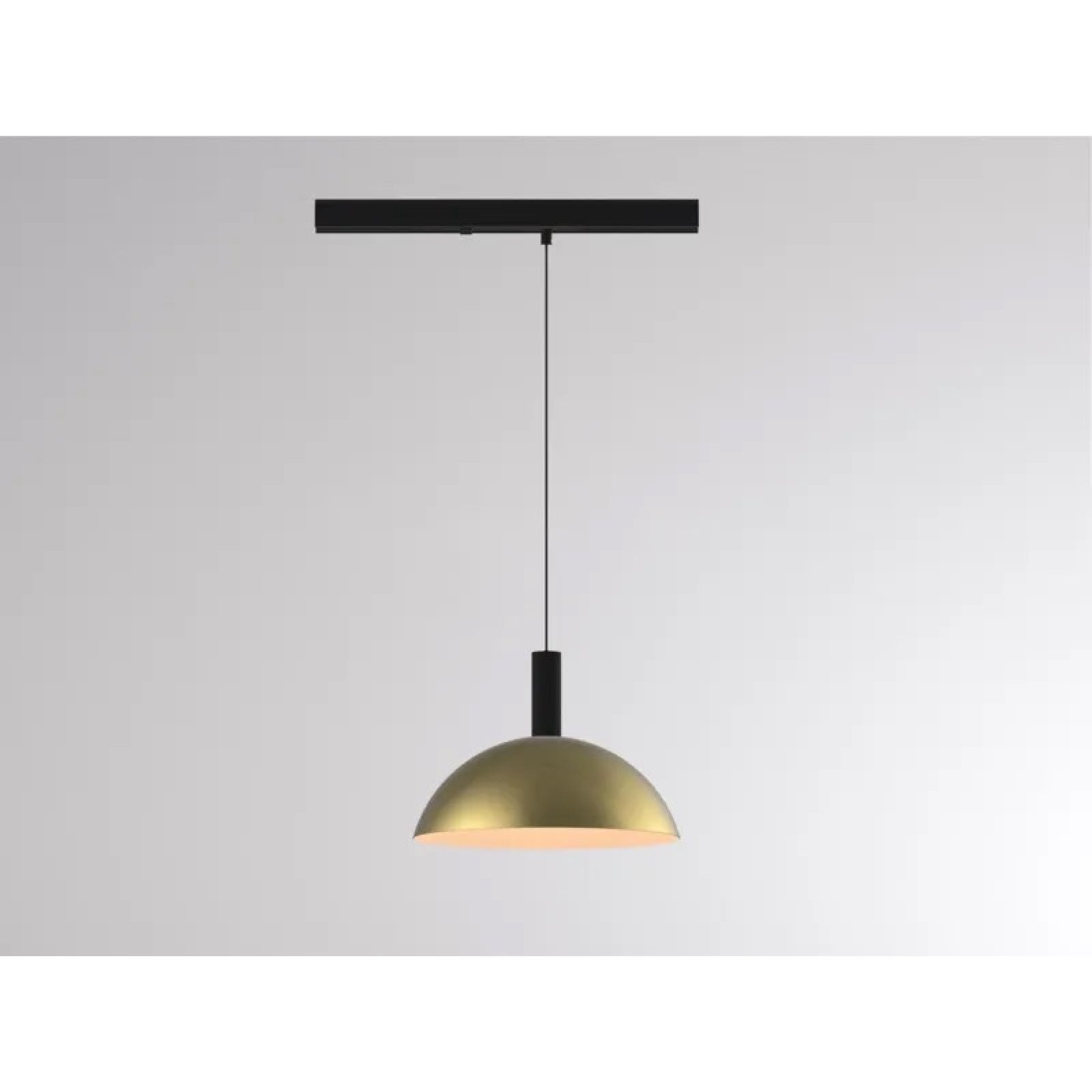 3-Phasen-Pendelleuchte Messing LORA 2 PD TRACK Schirmlampe, ColorSelect dim