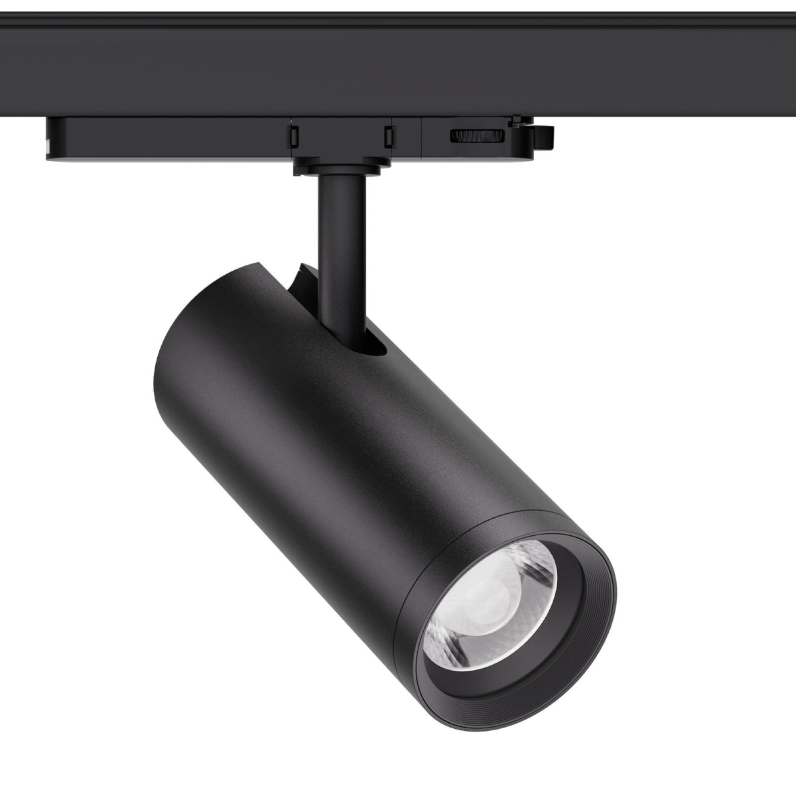 3-Phasen-Strahler CASAMBI Tunable White, FlexiZoom75 Pro schwarz, CRI90, 20W, Zoom 15�-55�