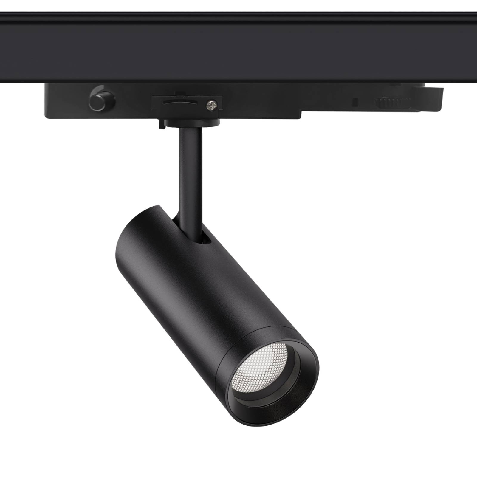 3-Phasen-Strahler FlexiZoom55 Plus, 8�-50�, CRI97 12W Dimmer am Adapter, Schwarz, 2700K
