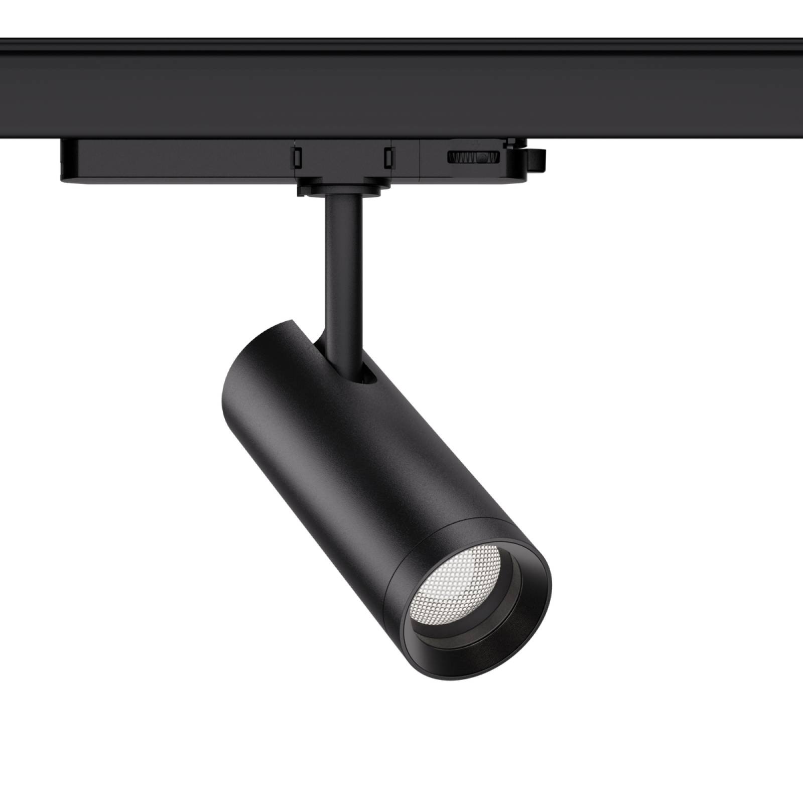 3-Phasen-Strahler FlexiZoom55 Pro CASAMBI 12W, CRI90, Schwarz, 2700-6500K