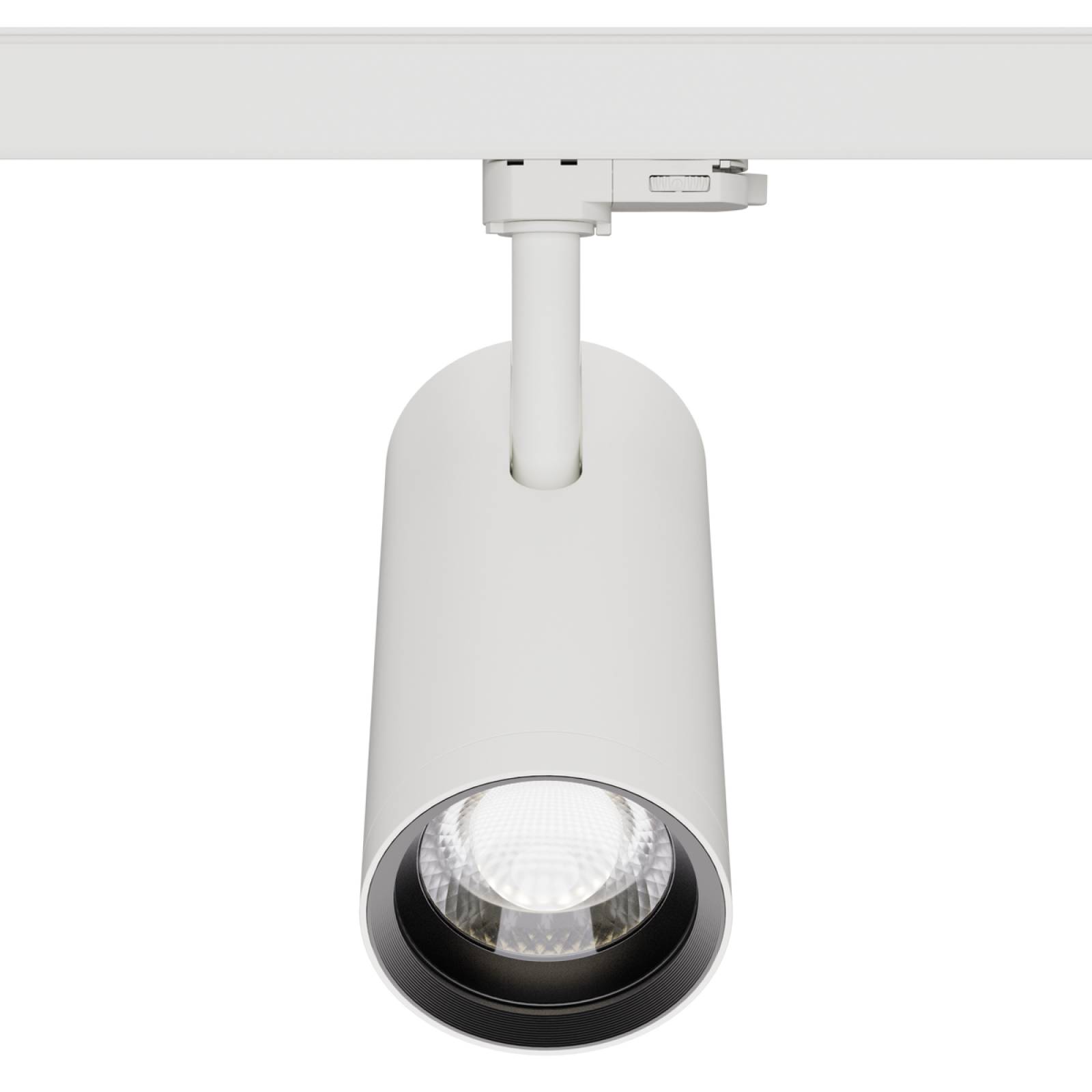 3-Phasen-Strahler FlexiZoom90, 15�-60�, CRI97 30W Dimmer & Netzteil Strahler, Wei�, 3000K