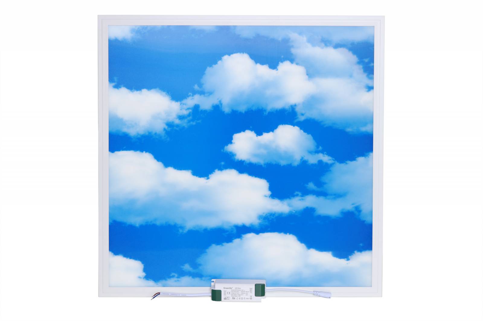 3D-SKY LED Panel 62x62 mit Trafo Deckenleuchte 6000K Kaltwei�
