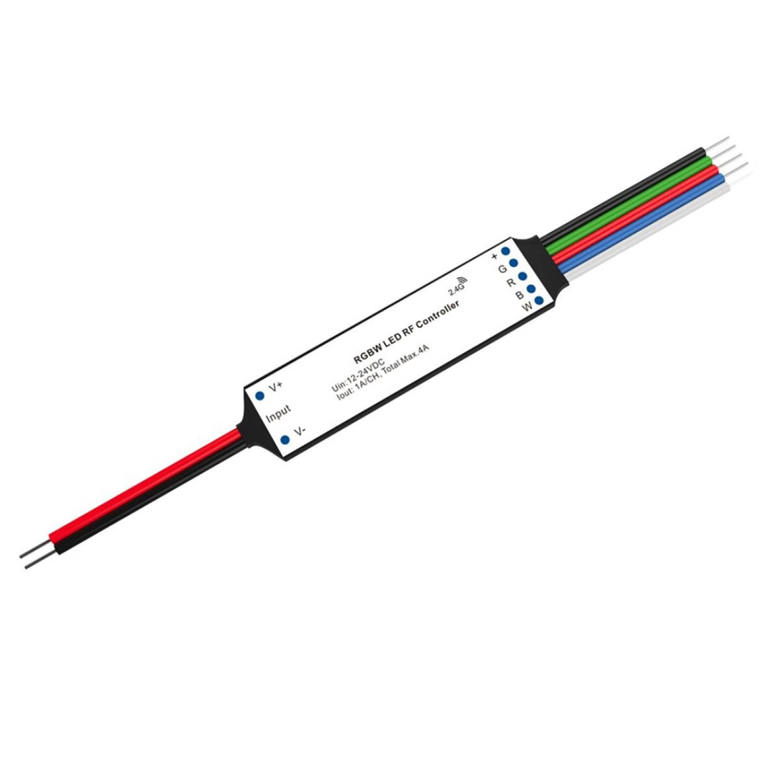 4-Kanal Mini Funk Mesh-PWM-Dimmer f�r RGB 12-24V CD, 4x1A, Sys-Pro Isoled