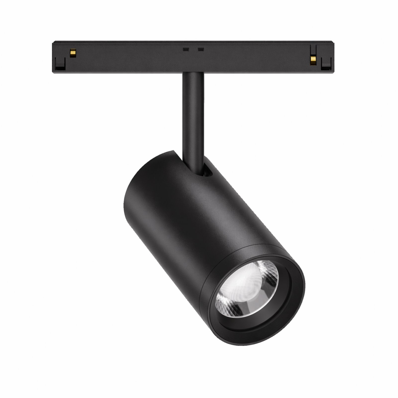 48V Stromschienenstrahler IN48 PowerZoom DALI schwarz, 12W, langer Arm, 2700K