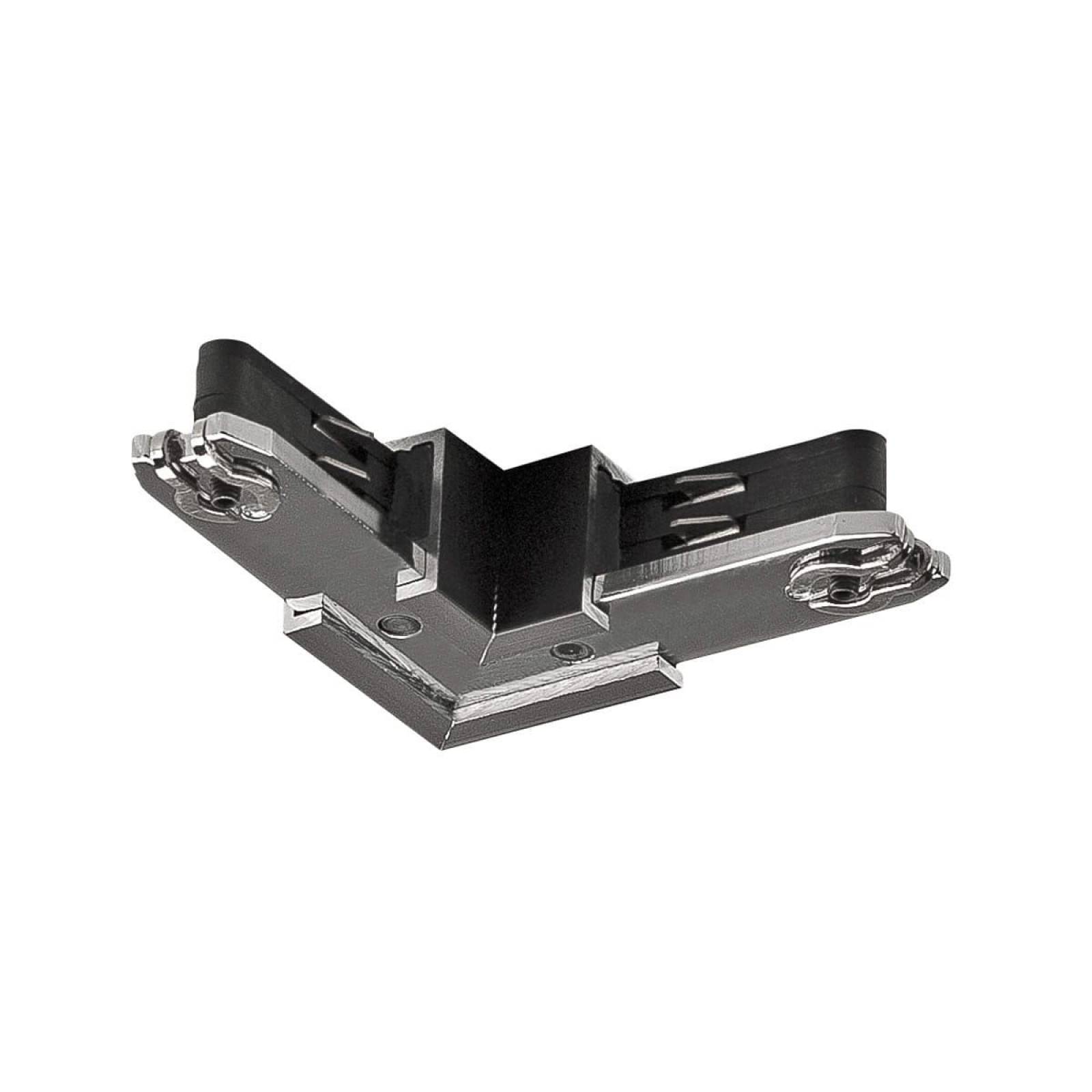 90� Winkelverbinder f�r 2-Phasen-Schiene VOLARE TRACK, Schwarz-chrom