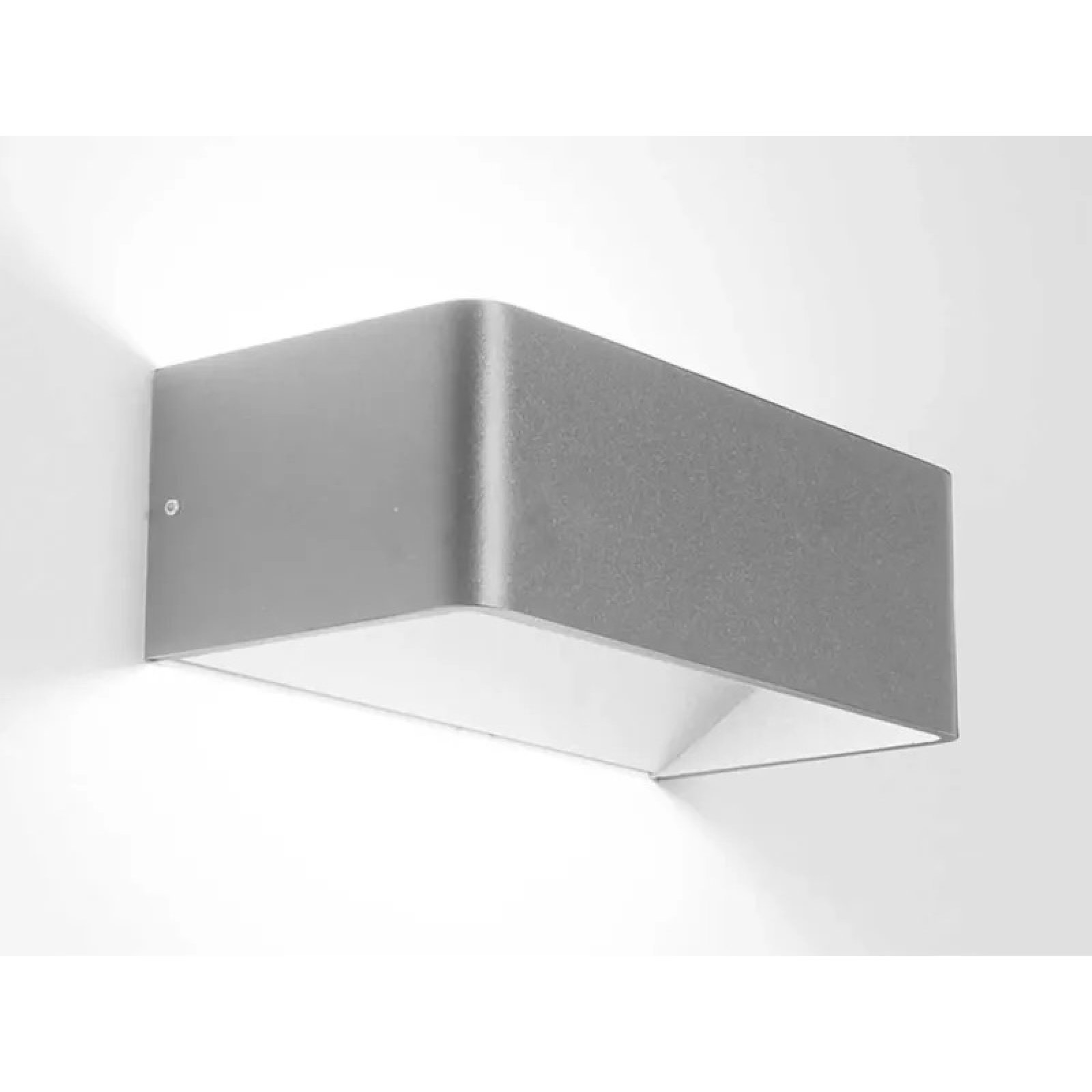 ALICA W Wandleuchte Up & Down warmwei� 7,5W alu silber 2700K