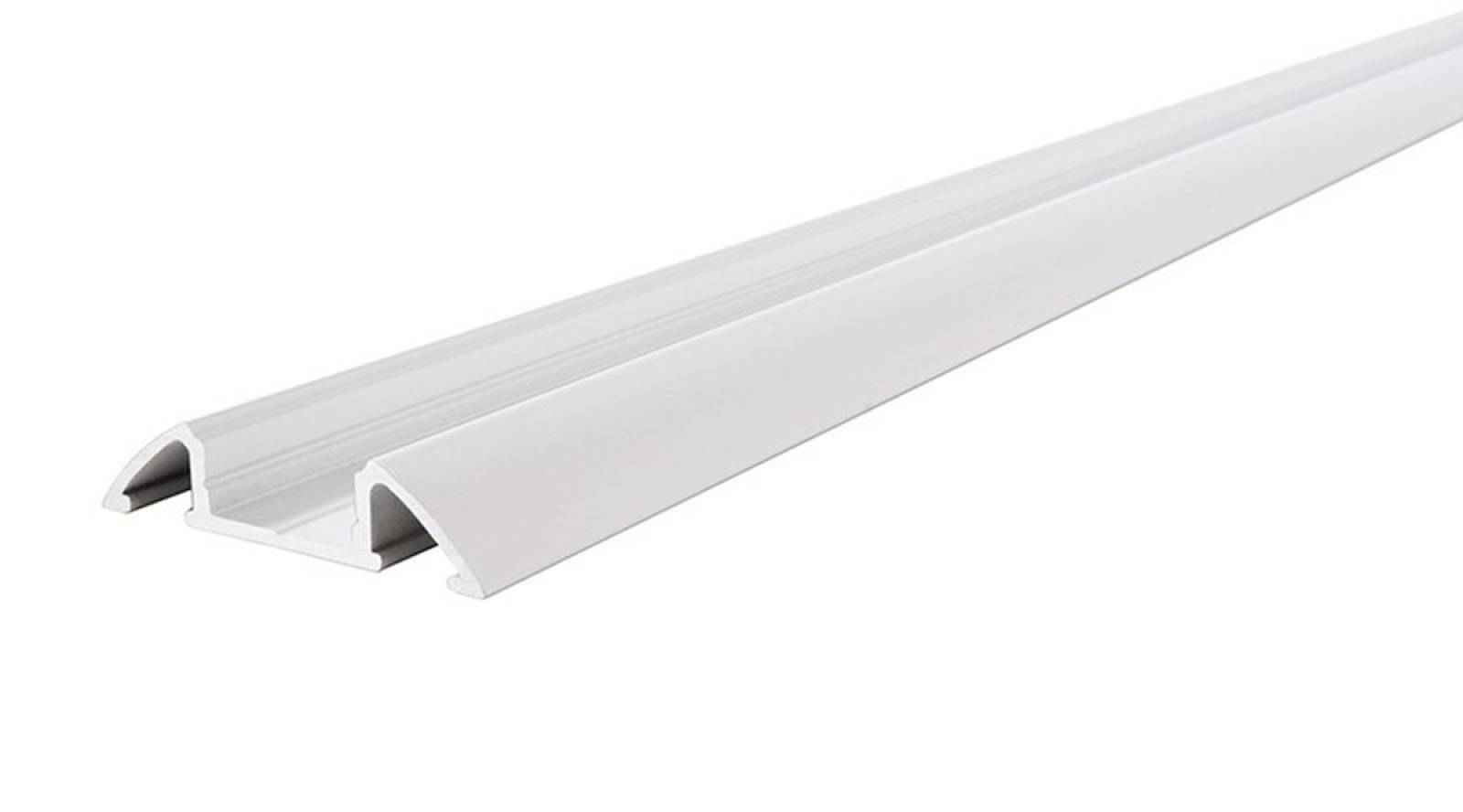 AM-01-10 flaches Unterbau-Profil f�r 10 - 11,3 mm LED Stripes, Wei�-matt, 2000 mm