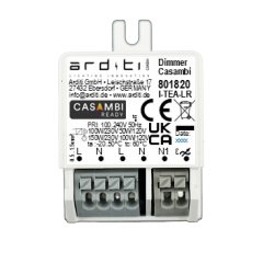 CASAMBI Phasenabschnittsdimmer 230V LED max. 150W, ARDITI 801820 I-TEA-LR