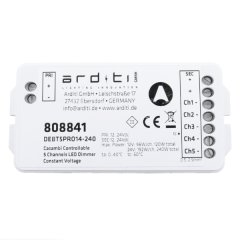 CASAMBI Dimmer 5-Kanal frei konfigurierbar RGB, RGBW & TW, ARDITI 808841