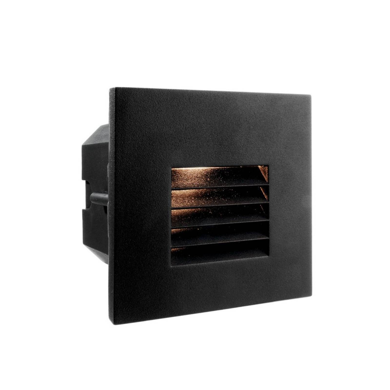 Abdeckung Gitter f�r Light Base II COB Outdoor Wandeinbauleuchte 100x100mm, schwarz