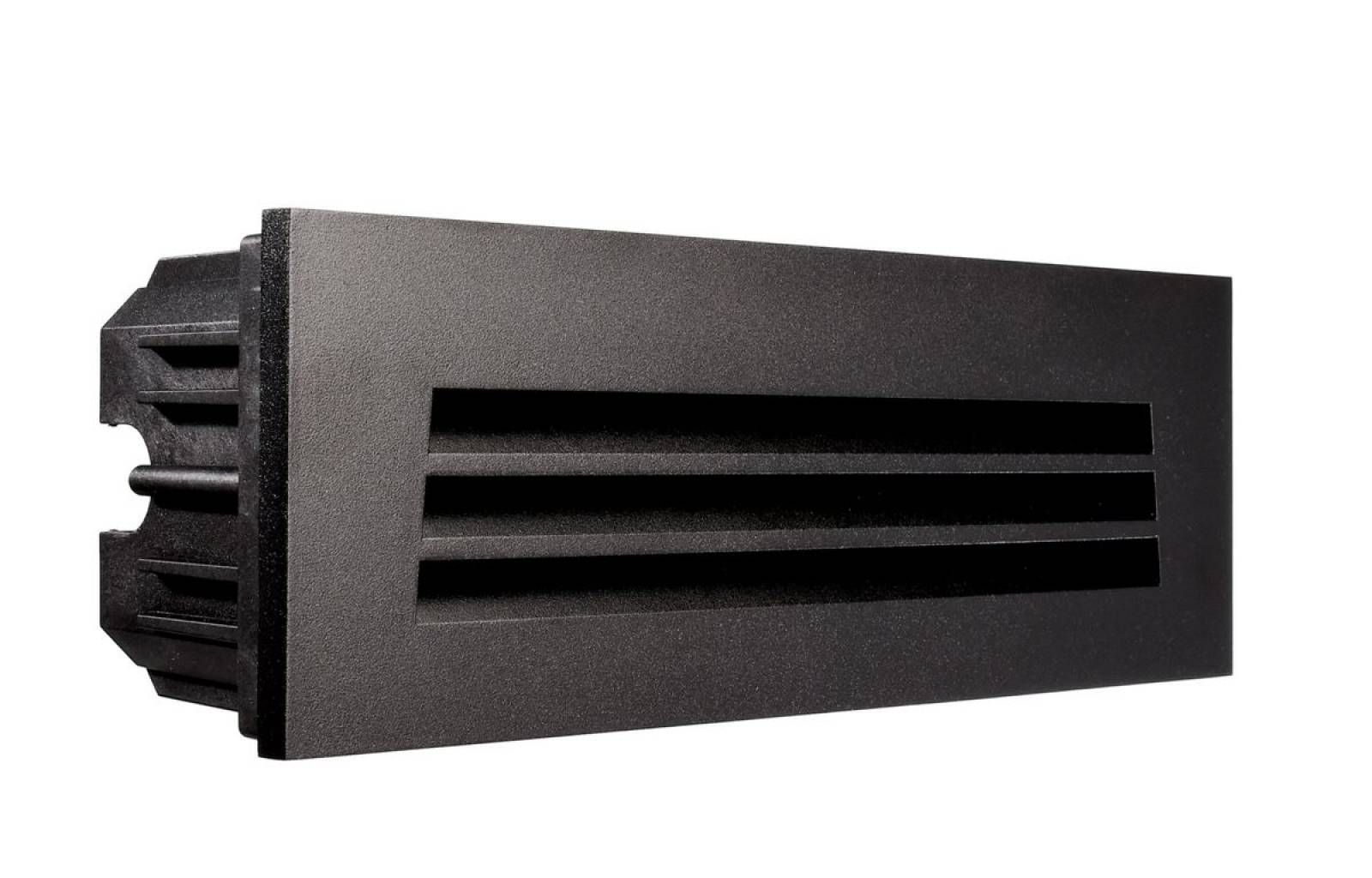 Abdeckung Gitter f�r Light Base III COB Outdoor Wandeinbauleuchte 250x90mm, schwarz