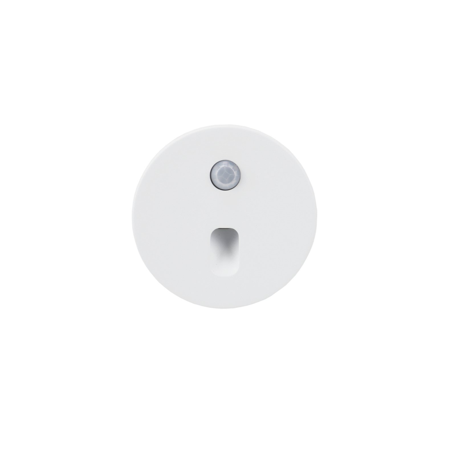Abdeckung Round f�r Alwaid Pro Wandeinbauleuchte Motion, schmaler Lichtkegel, Wei� �: 75mm