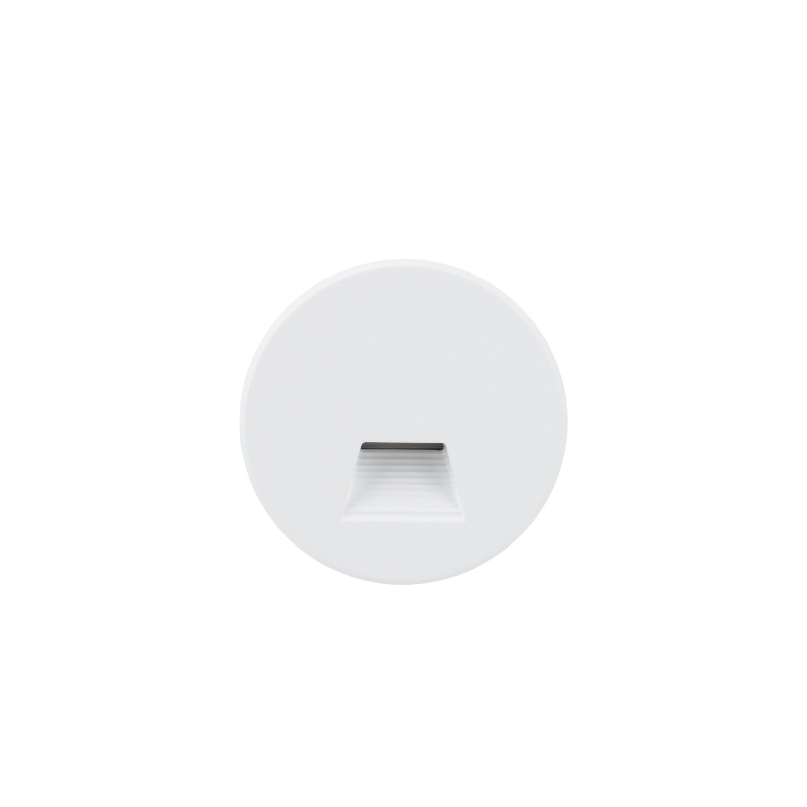 Abdeckung Round f�r Alwaid Pro Wandeinbauleuchte, dreieckiger Lichtkegel, Wei� �: 75mm