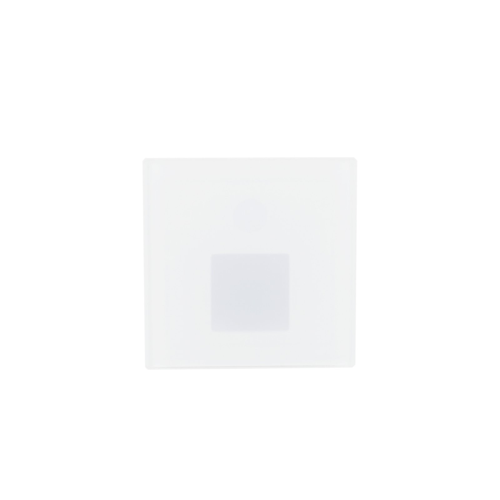 Abdeckung Square Glas f�r Alwaid Pro Wandeinbauleuchte, viereckiger Lichtkegel, Wei�, Glas