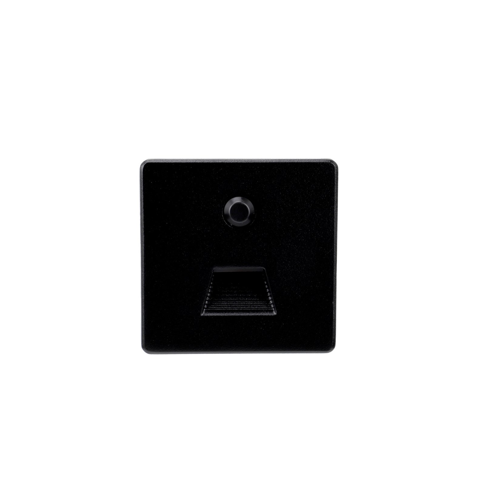 Abdeckung Square f�r Alwaid Pro Wandeinbauleuchte Motion, dreieckiger Lichtkegel, Schwarz