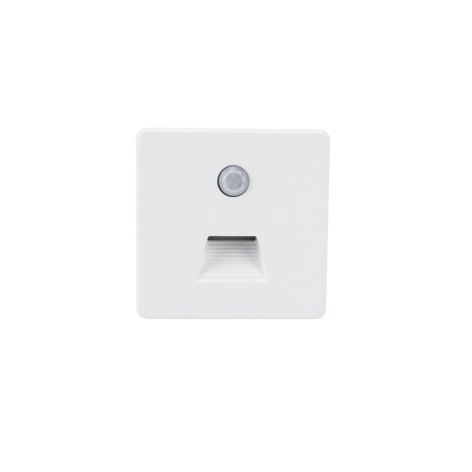 Abdeckung Square f�r Alwaid Pro Wandeinbauleuchte Motion, dreieckiger Lichtkegel, Wei�