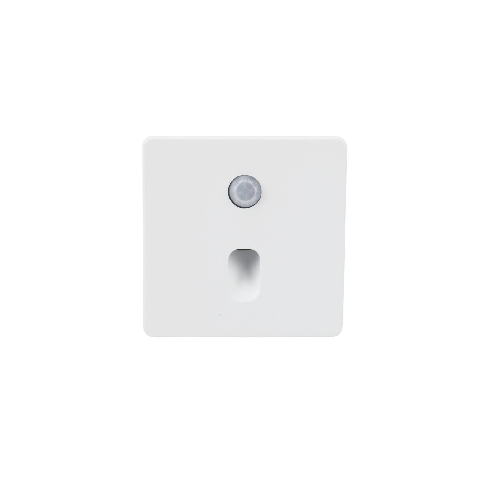Abdeckung Square f�r Alwaid Pro Wandeinbauleuchte Motion, schmaler Lichtkegel, Wei�