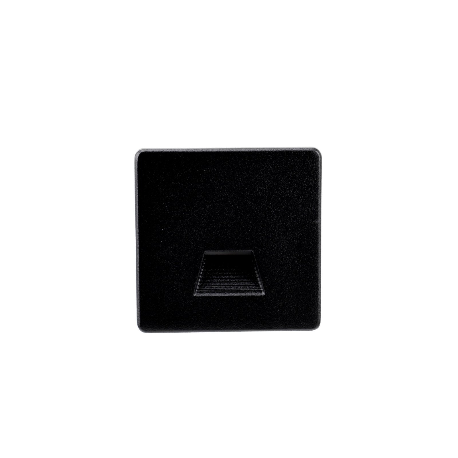 Abdeckung Square f�r Alwaid Pro Wandeinbauleuchte, dreieckiger Lichtkegel, Schwarz