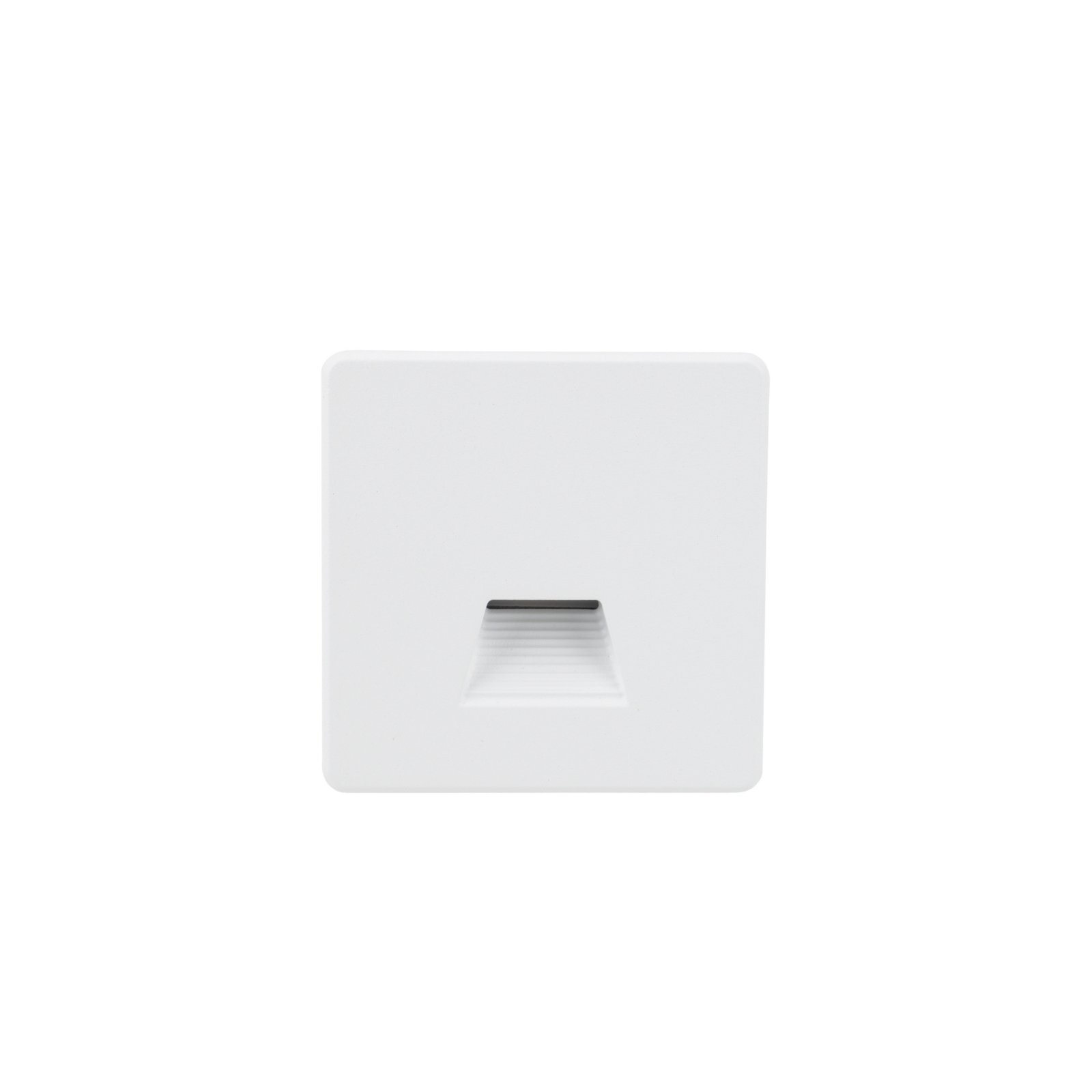 Abdeckung Square f�r Alwaid Pro Wandeinbauleuchte, dreieckiger Lichtkegel, Wei�