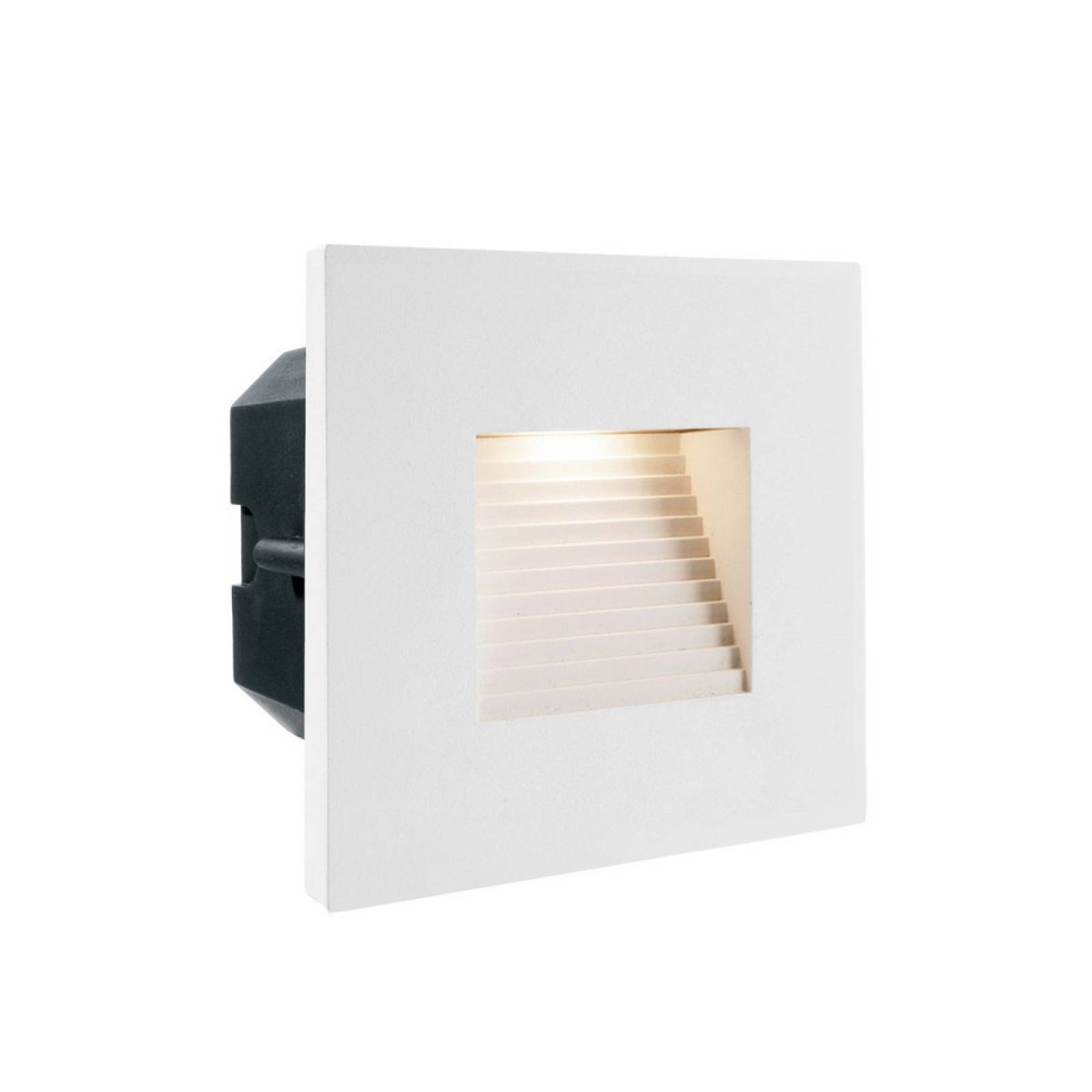 Abdeckung Stufe f�r Light Base II COB Outdoor Wandeinbauleuchte 100x100mm, wei�