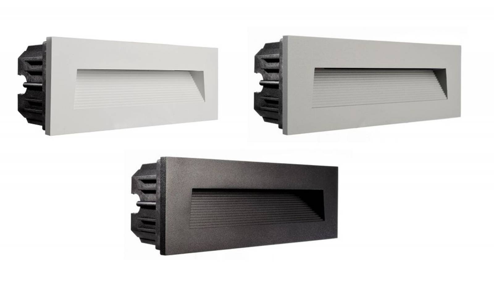 Abdeckung Stufe f�r Light Base III COB Outdoor Wandeinbauleuchte 250x90mm, wei�/schwarz/grau
