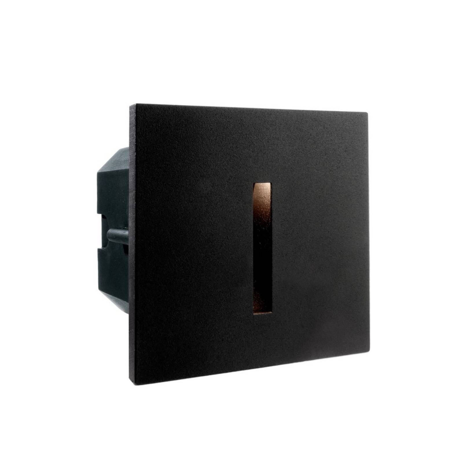 Abdeckung linear f�r Light Base II COB Outdoor Wandeinbauleuchte 100x100mm, schwarz