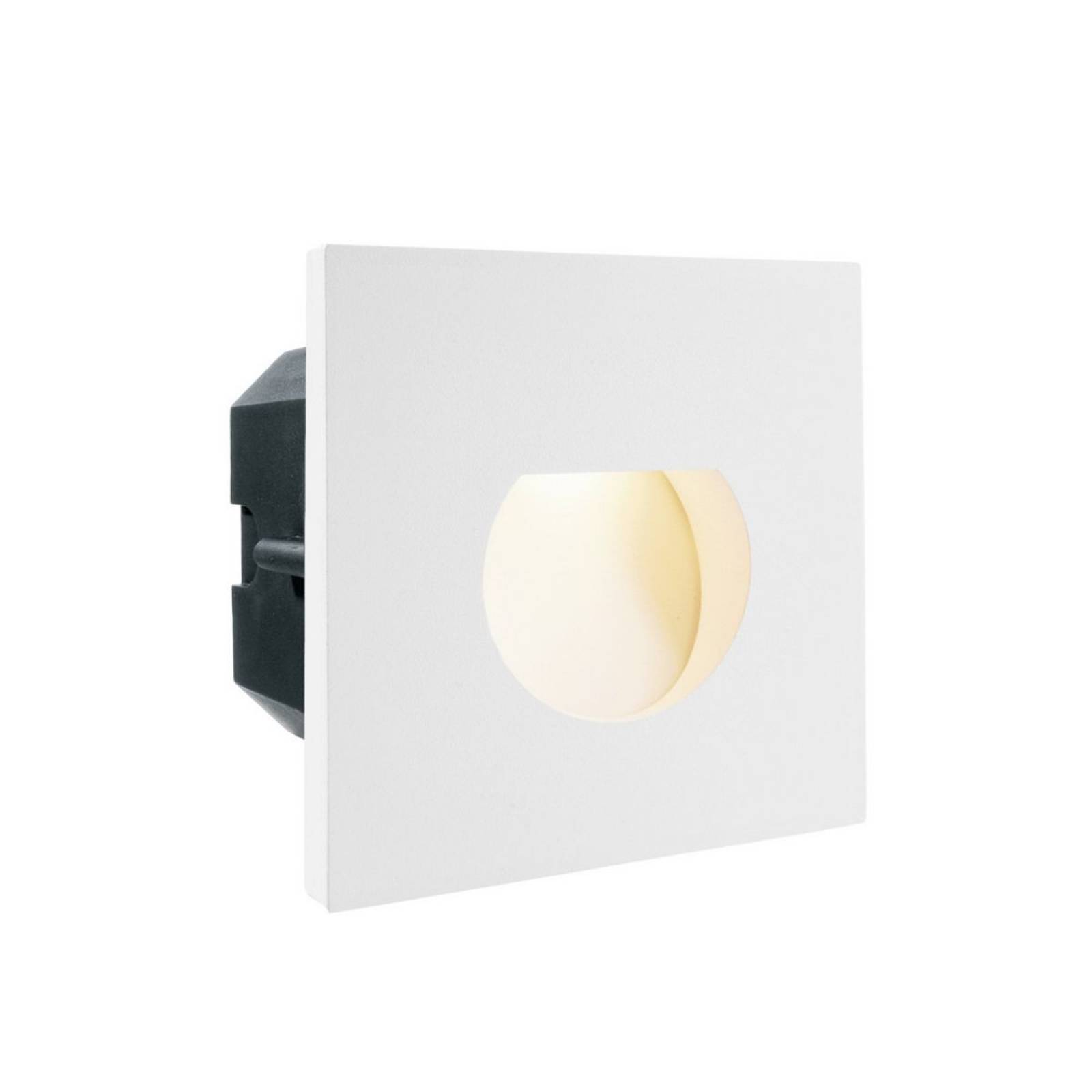 Abdeckung rund f�r Light Base II COB Outdoor Wandeinbauleuchte 100x100mm, wei�
