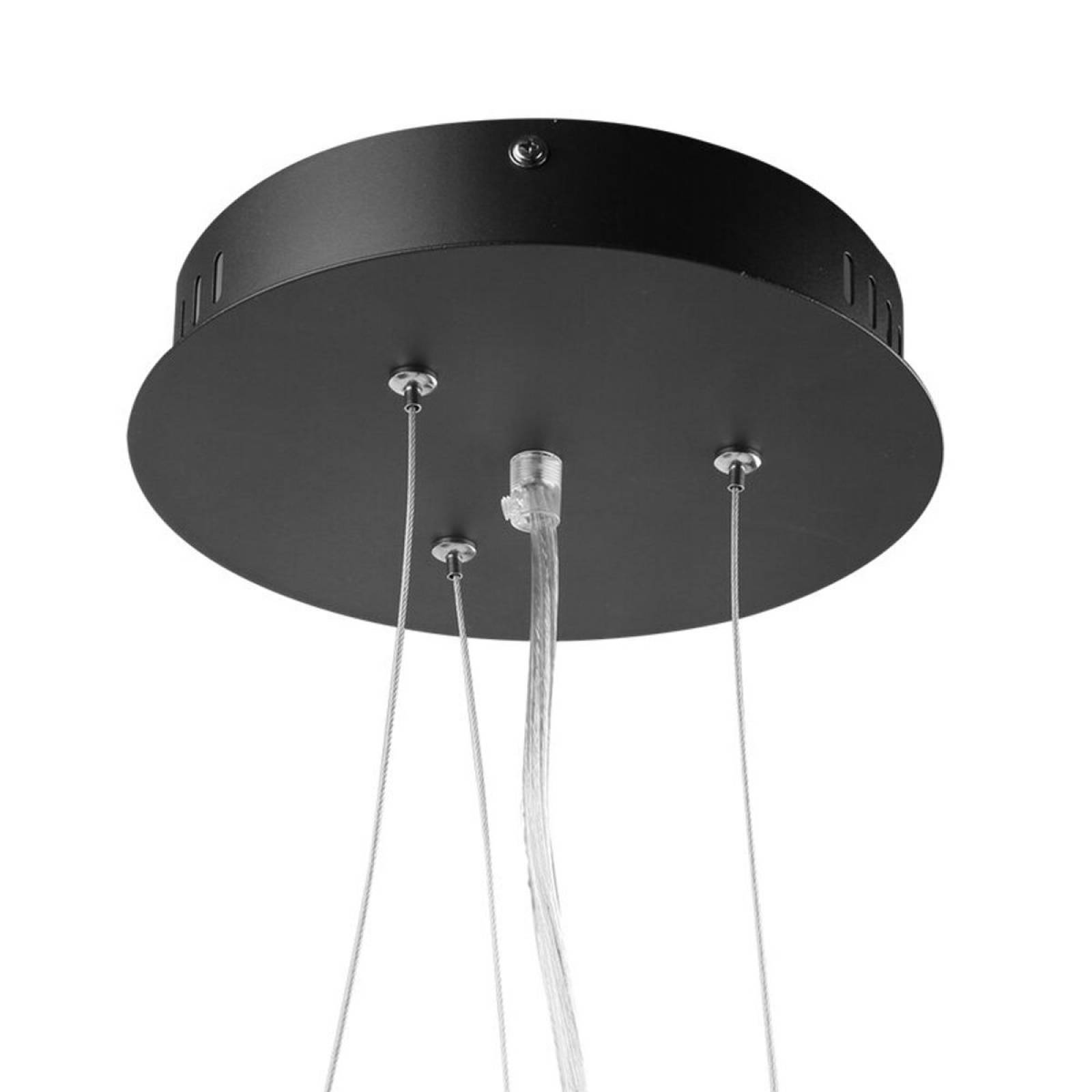 Abh�ngeset f�r DOTLUX LED-Leuchte DISCugr �400/600/800mm schwarz