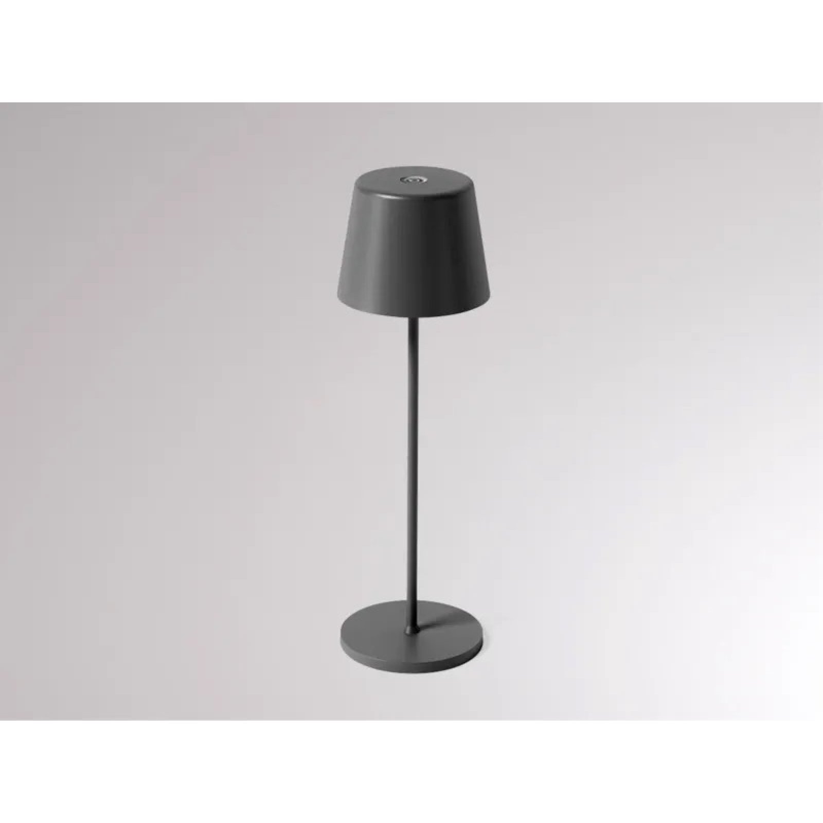 Akku Tischleuchte anthrazit EEDEN S mit Drehdimmer, IP65, 8h Akku, 2700-3000K
