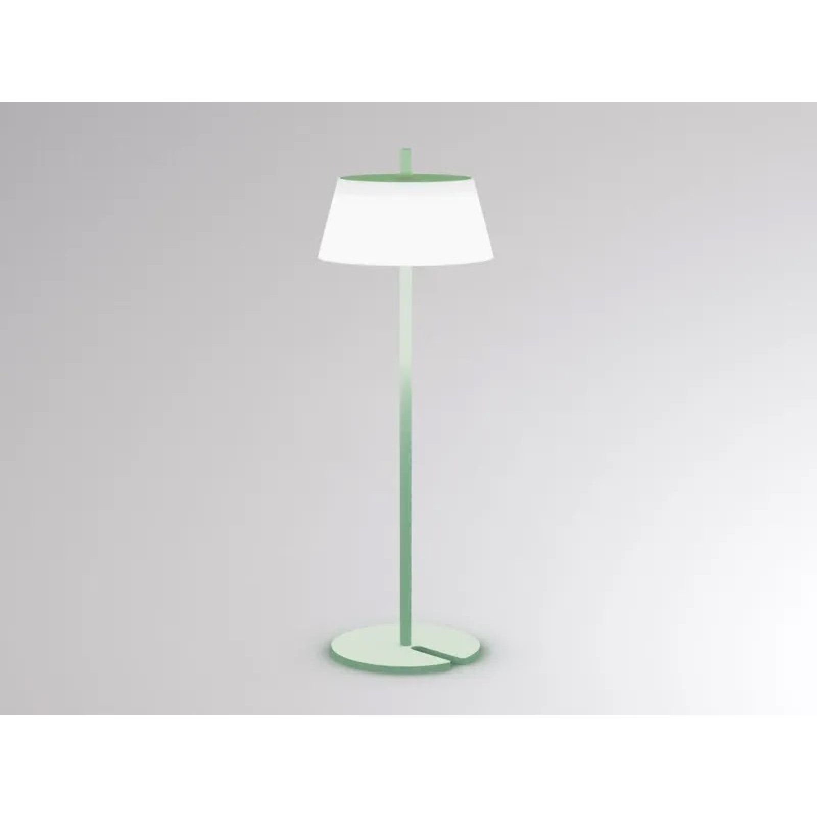 Akku Tischleuchte gr�n EEDEN S mit Drehdimmer, IP65, 8h Akku, 2700-3000K