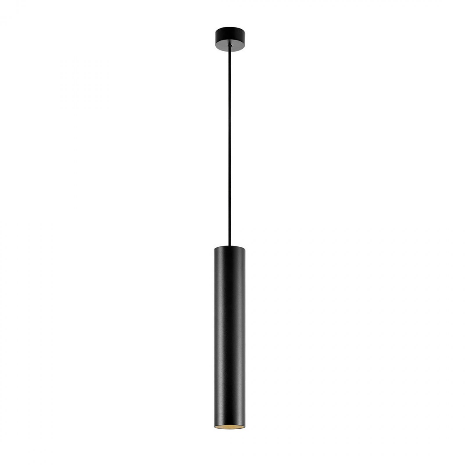 Alu Pendelleuchte CAN 350mm schwarz, 1x max. 7,5W LED GU10, 1,5m