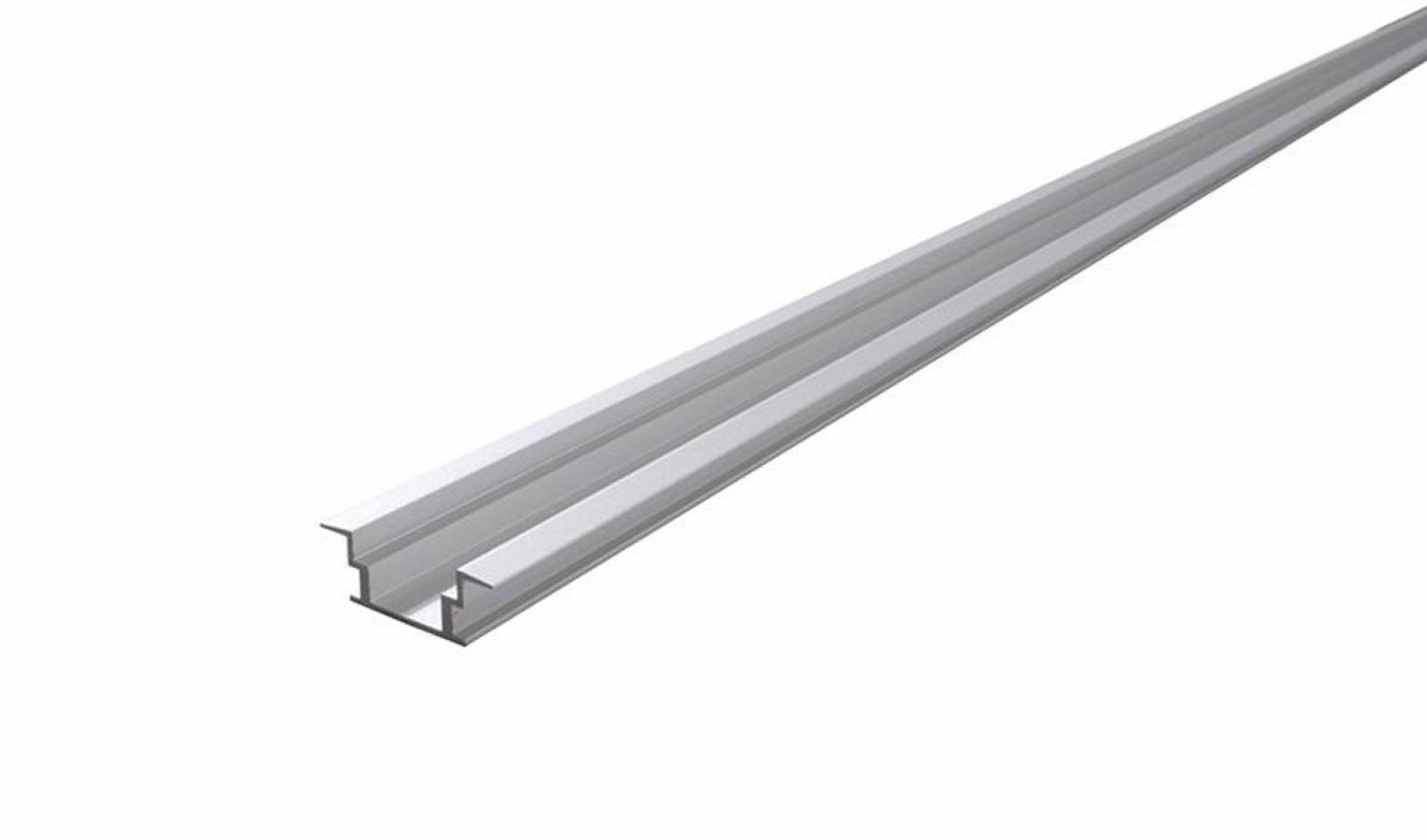 Aluminium IP-Profil, T-flach ET-05-12 Silber-matt, eloxiert, LxBxH 3000x30x10 mm