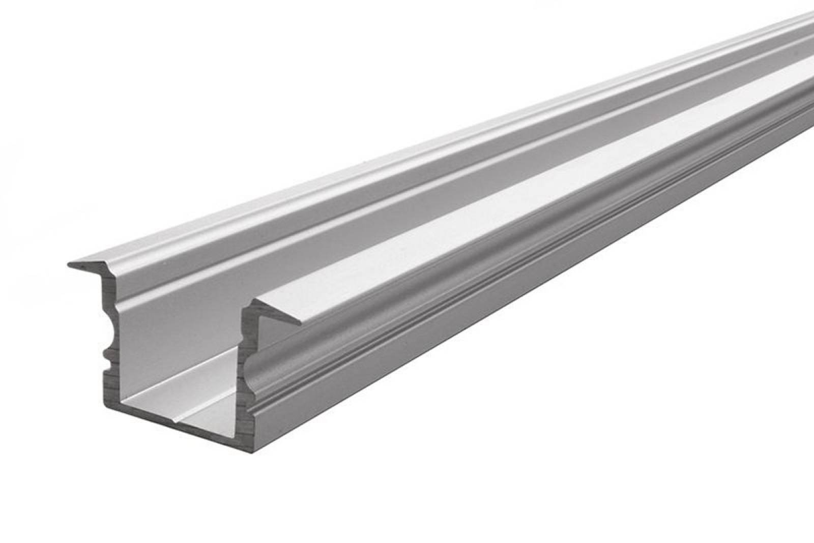 Aluminium T-Profil hoch ET-02-12 Silber-matt, eloxiert, LxBxH 3000x27x15 mm