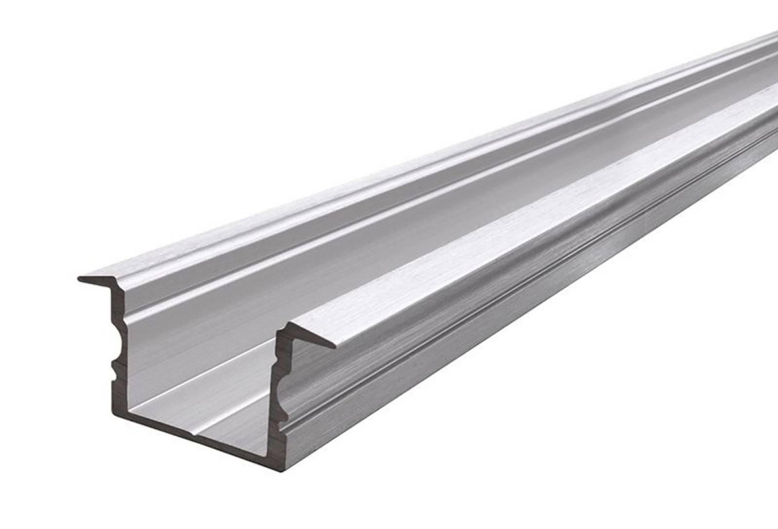 Aluminium T-Profil hoch ET-02-15 Silber, eloxiert, LxBxH 3000x30x15 mm