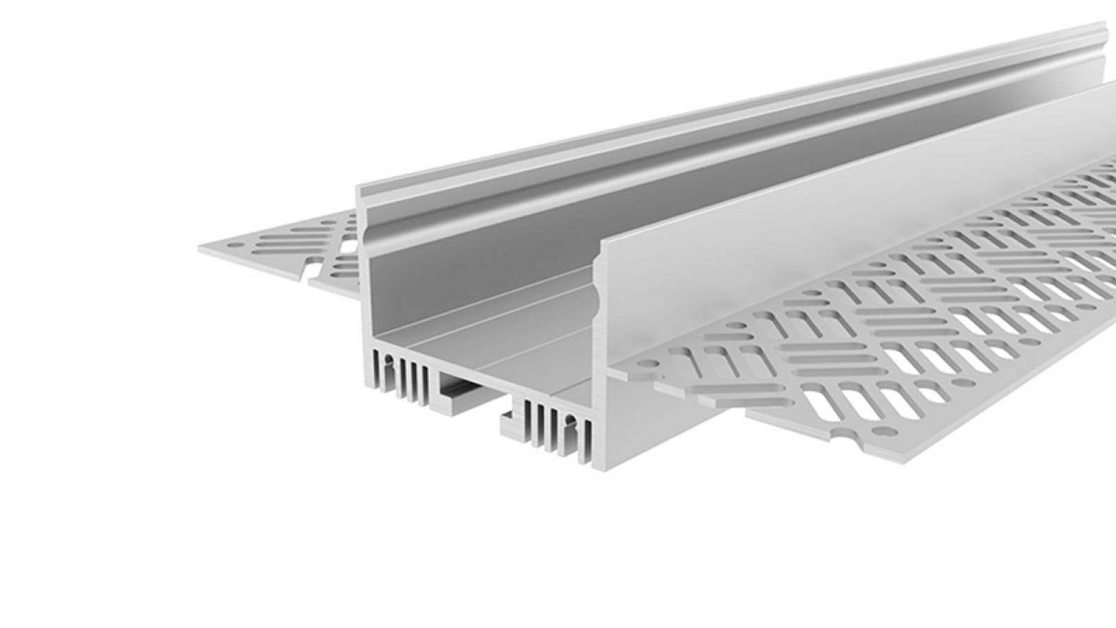 Aluminium Trockenbau-Profil, Wand-Decke EU-01-36 Silber, naturbelassen, LxBxH 3000x110x26,5 mm